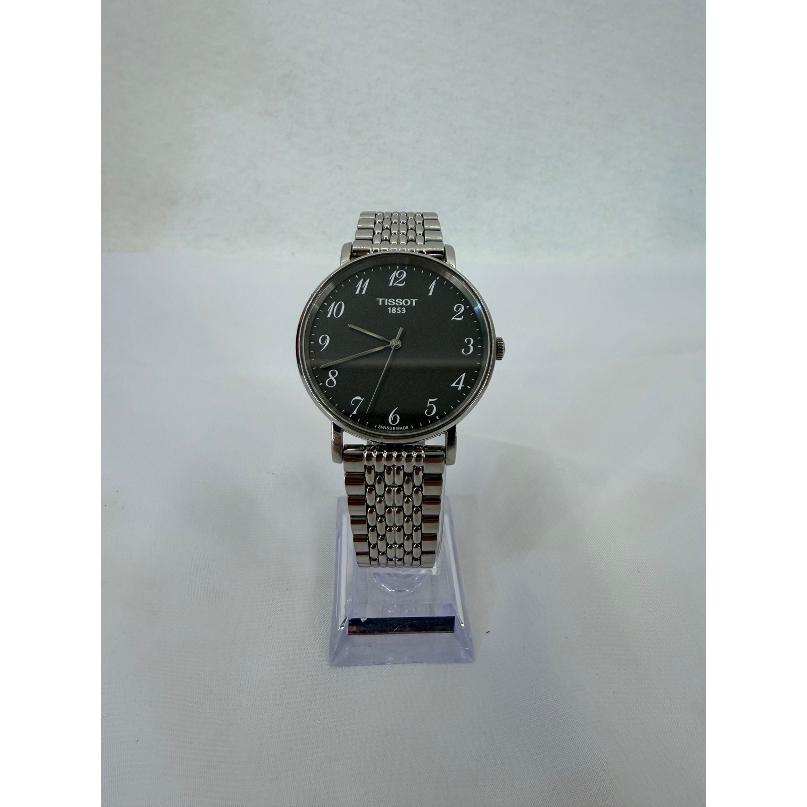 Tissot Everytime Medium T109410a Stainless Steel Black Dial Swiss Quartz Watch